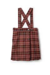 Pleated Plaid Skirt