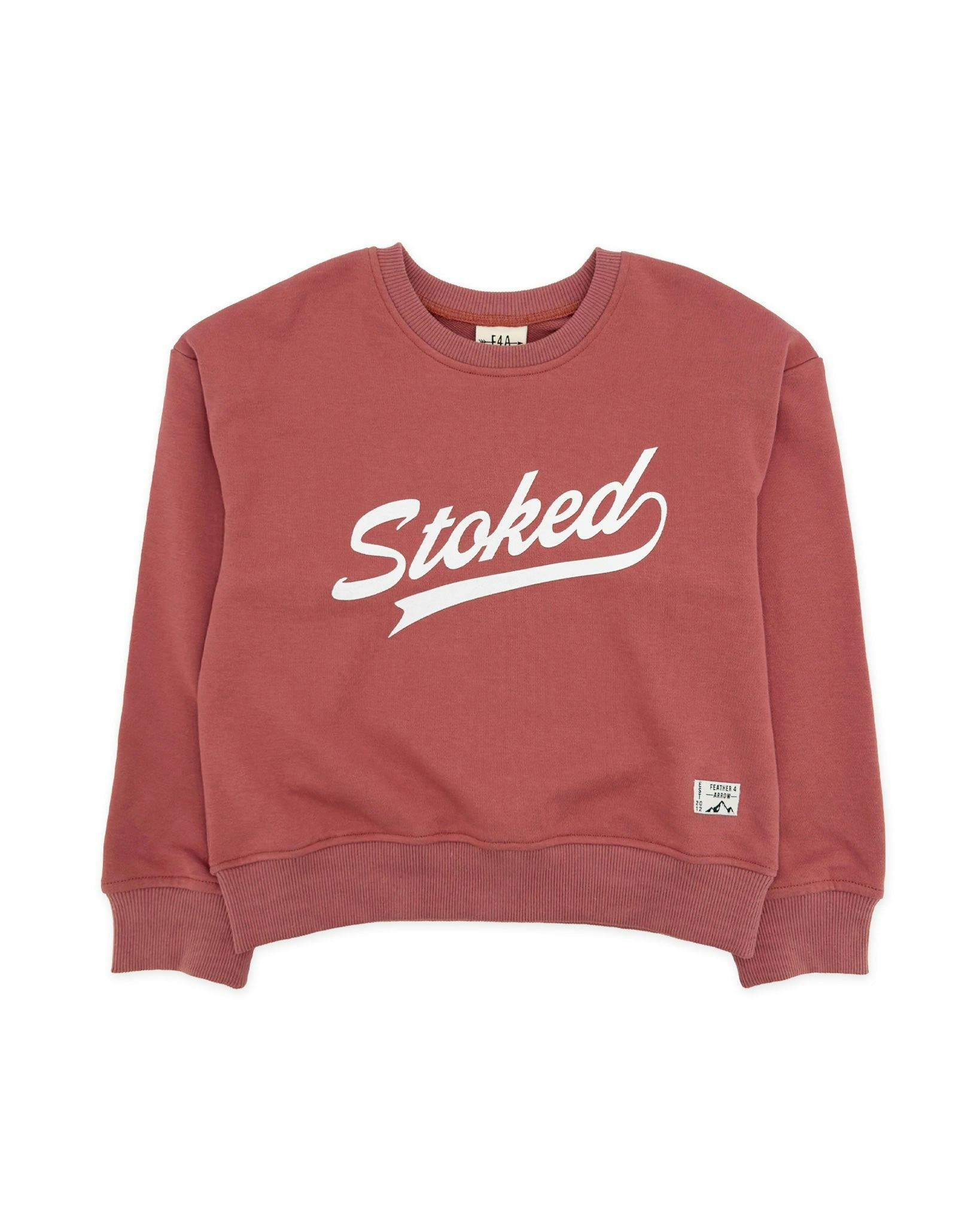 Ryder Stoked Sweatshirt - Canyon Red French Terry
