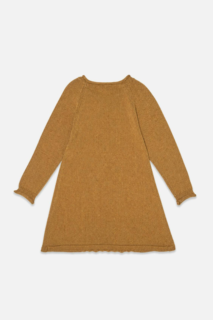 Knitted Dress Brown Cinnamon