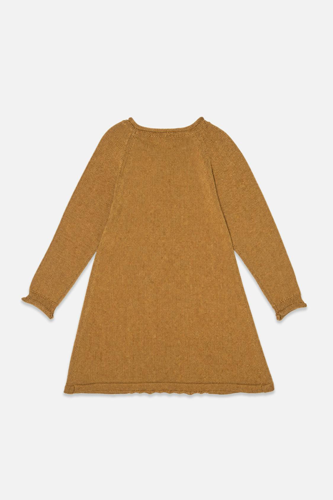 Knitted Dress Brown Cinnamon