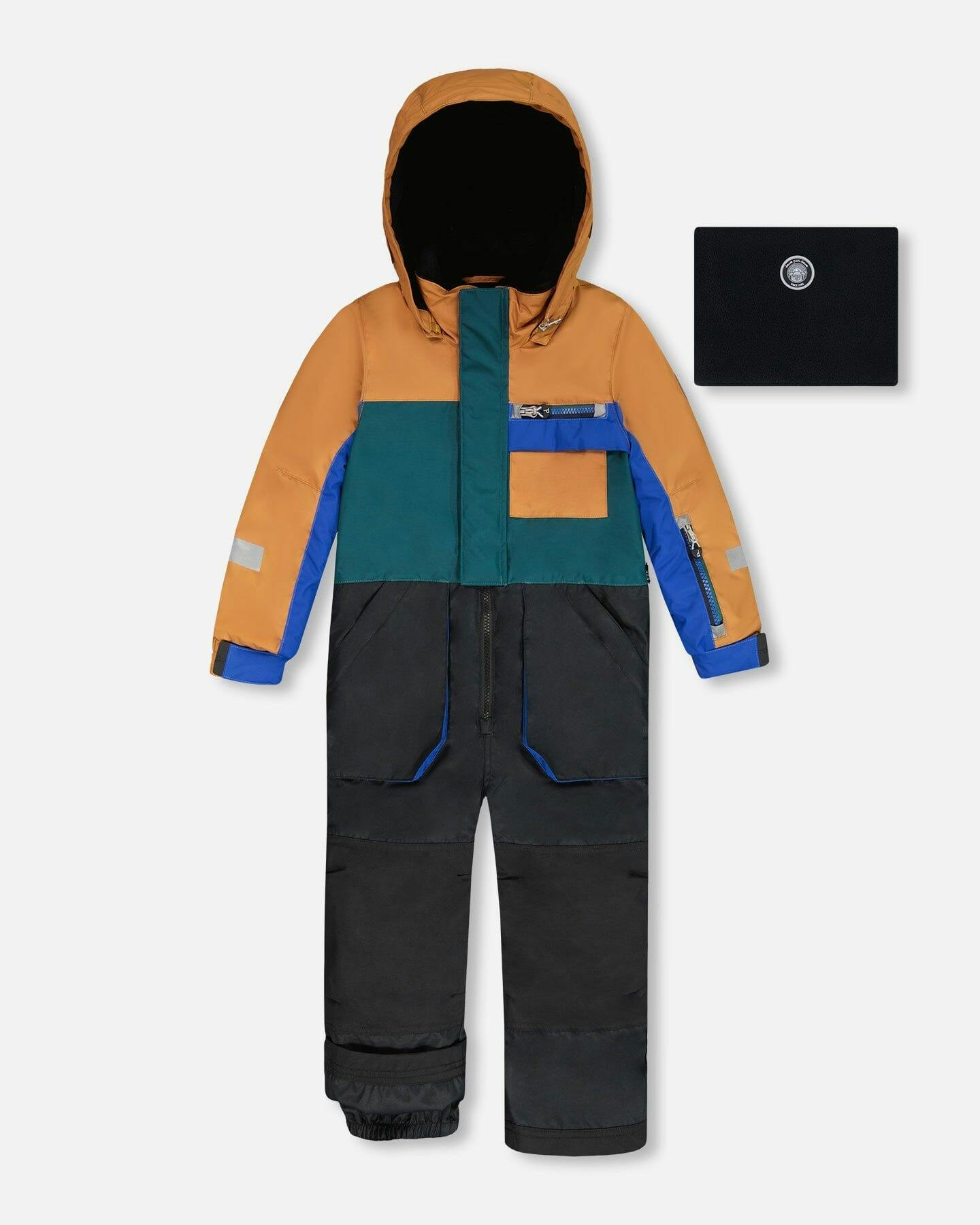 One-Piece Play Snowsuit Colorblocked And