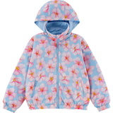 Max Reversible Rain Jacket Windbreaker, Hibiscus