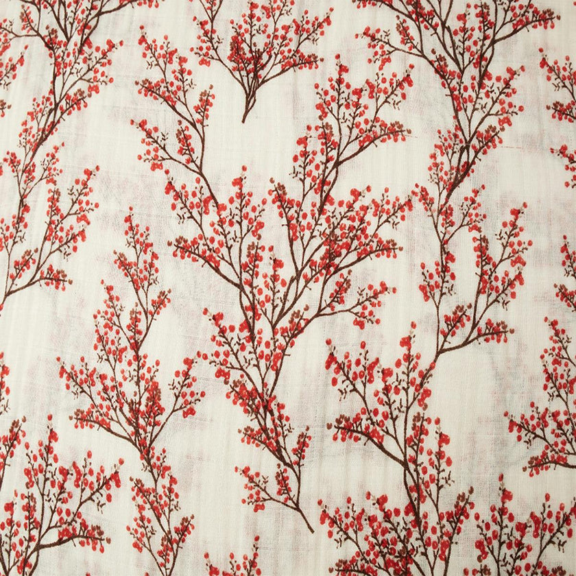 Winterberry Organic Cotton Muslin Swaddle Blanket