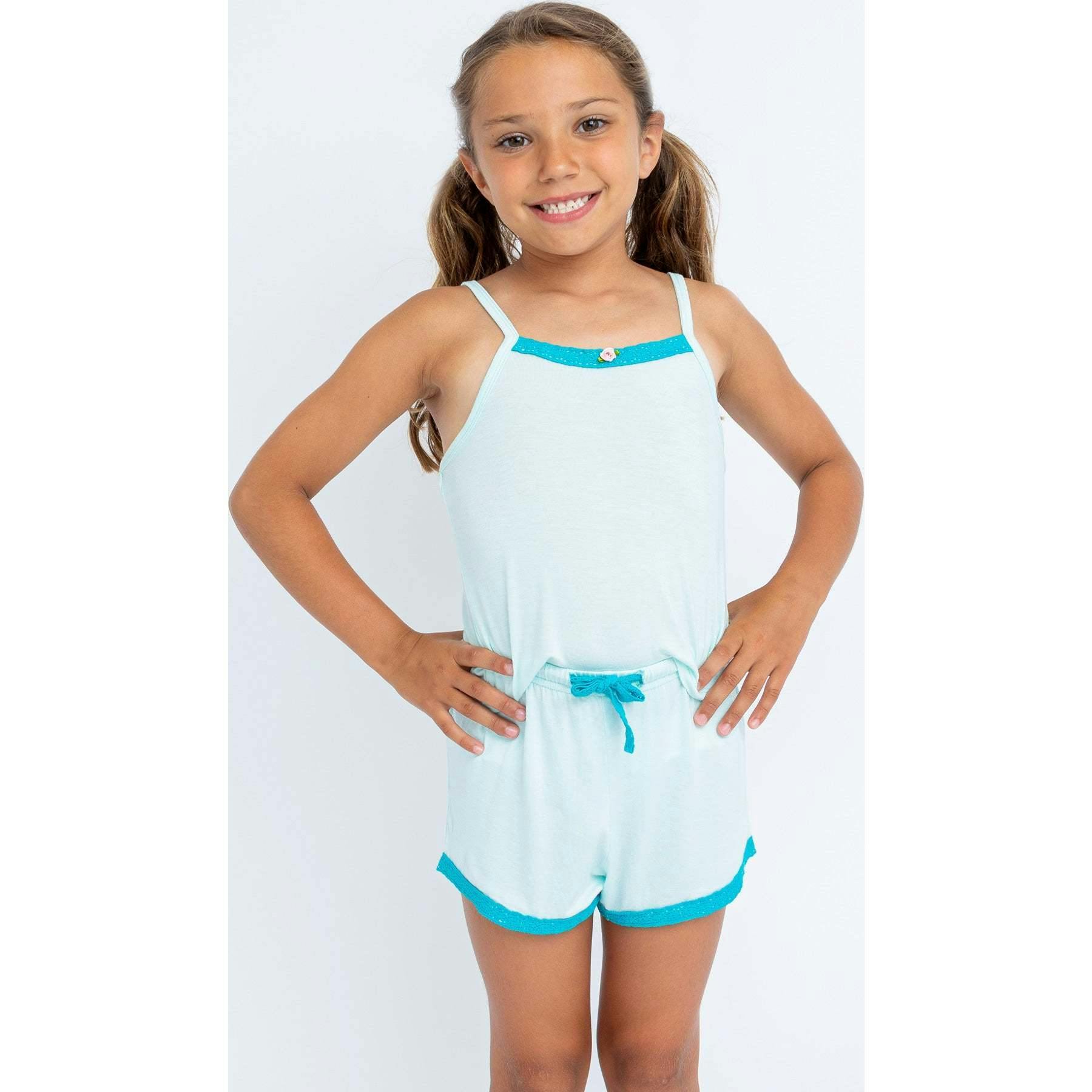 Aqua Cami Pajama Set