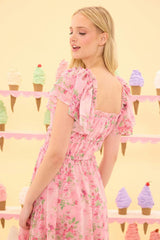 Juliana Dress in Rose Trance