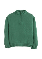 Quarter Zip Sweater - Hunter Green
