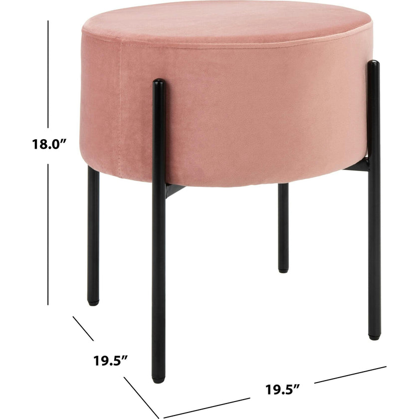Lisbon Round Ottoman