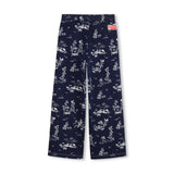 Medieval Blue Kenzo Printed Pants