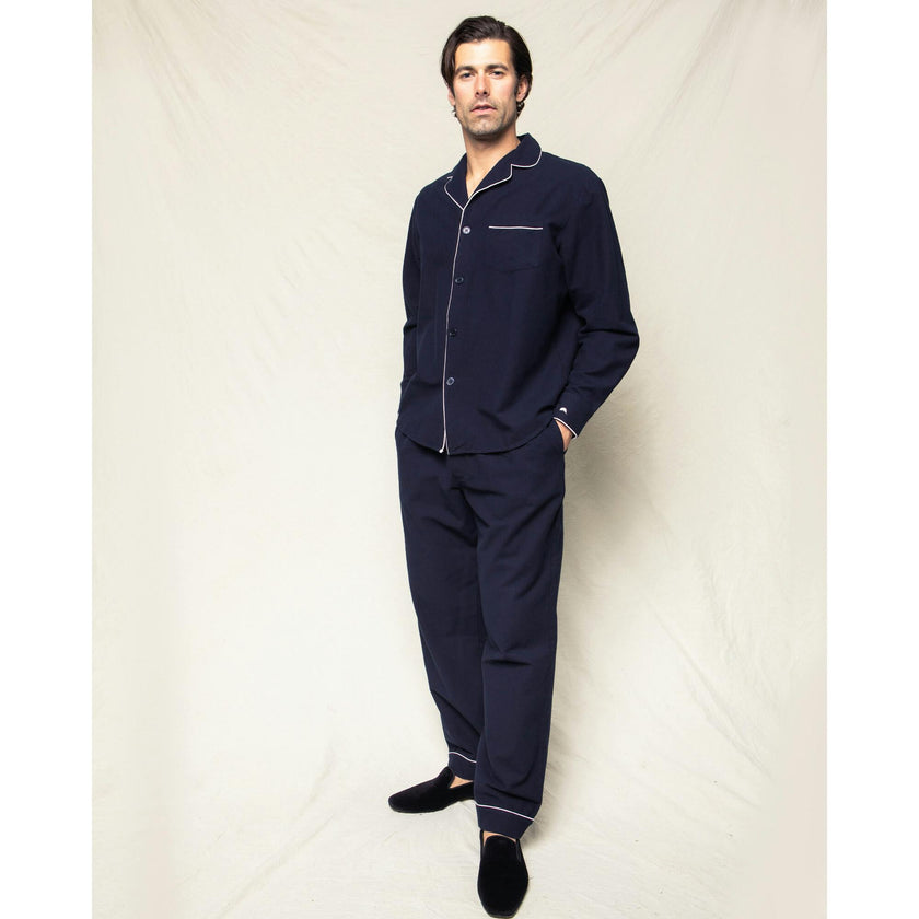 Men's Pima Pajama Set in Black
