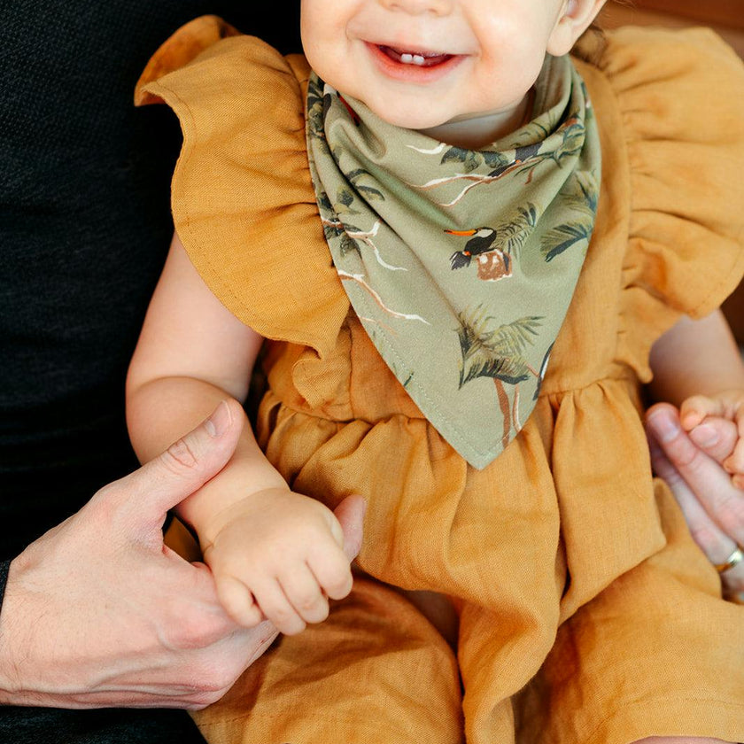Cotton Stretch Kerchief Bib