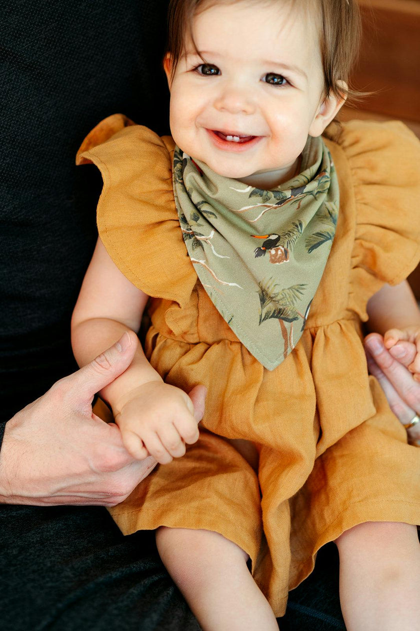 Cotton Stretch Kerchief Bib
