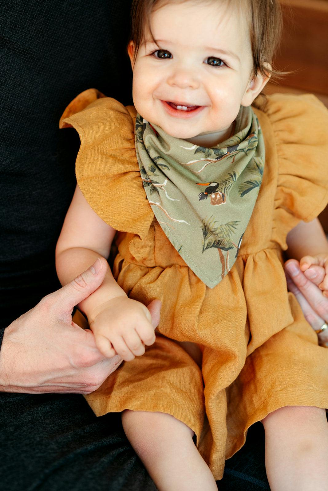 Cotton Stretch Kerchief Bib