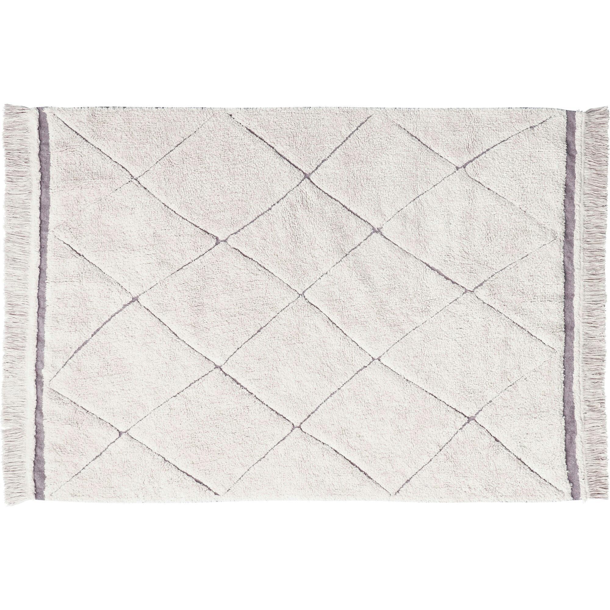 Bereber RugCycled Washable Rug. Natural