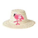 Flamingo Straw Hat