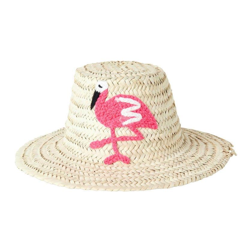 Flamingo Straw Hat