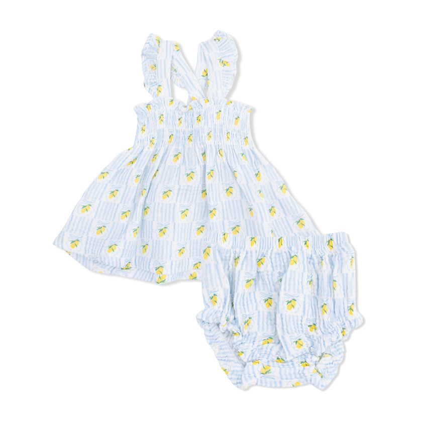 Lovely Lemons - Smocked Top with Bloomer