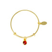 July Birthstone Bangle Bracelet