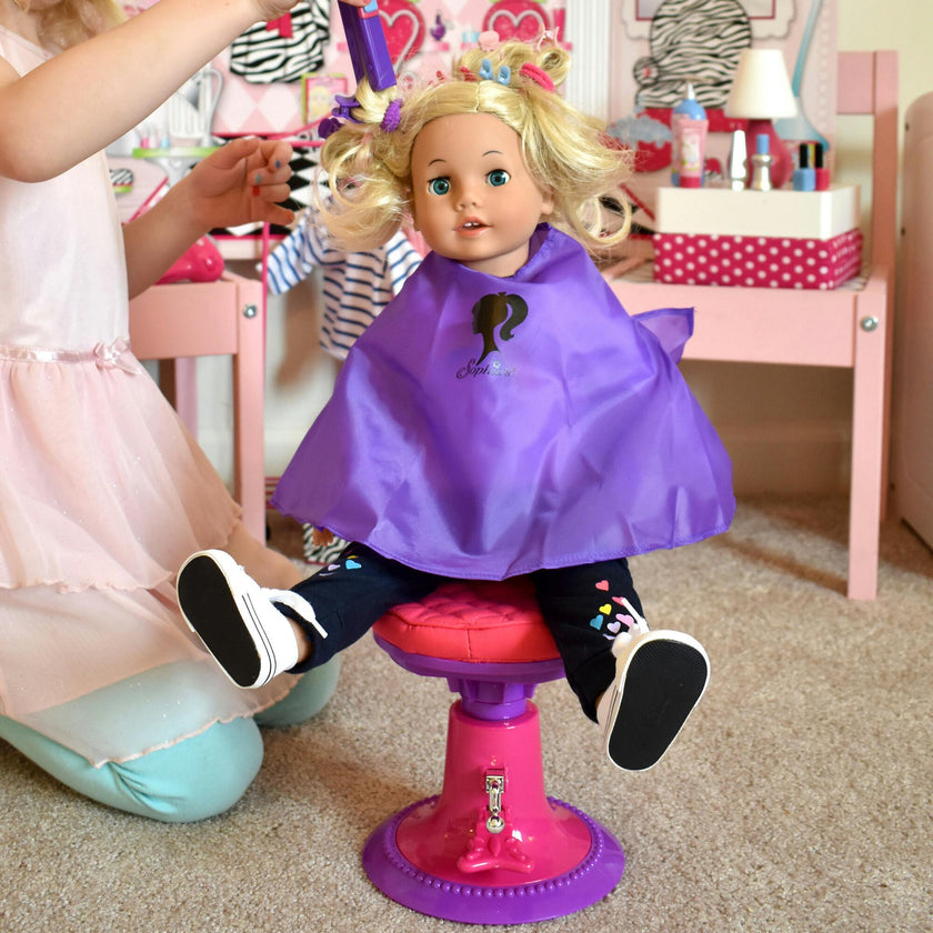 Sophia's 34 pcs Hair Salon Playset with Realistic Accessories for 18" Dolls