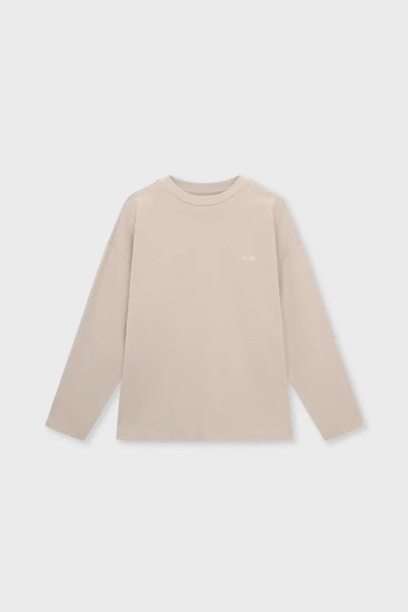 Relaxed Organic Cotton Long Sleeve T-Shirt