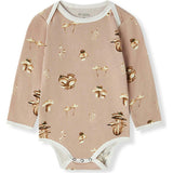 Mushroom Organic Cotton Long Sleeve One Piece