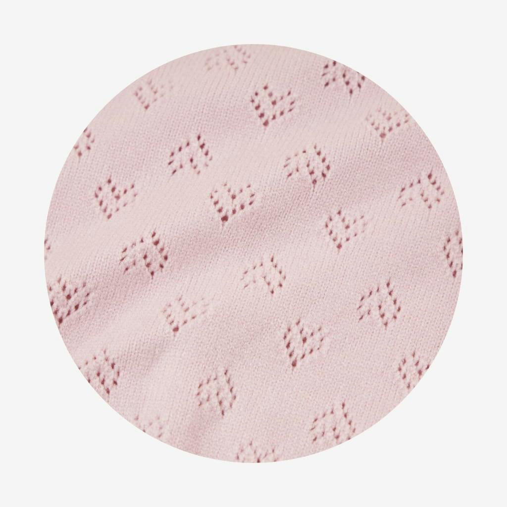Icing Pink Pointelle Cardigan