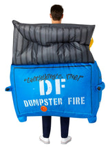 Adult Dumpster Fire Inflatable Costume