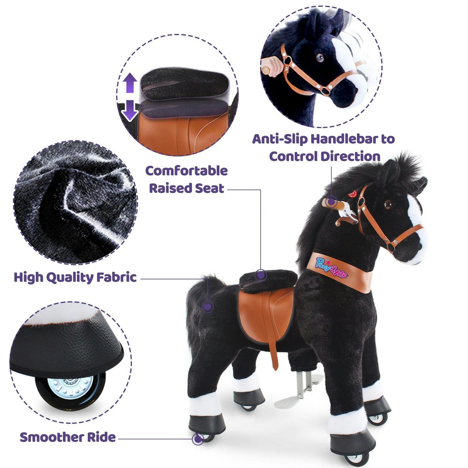 Model U® Horse Ride-On Toy Age 3–4 – Black