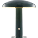 Suillius 11" Contemporary Bohemian Rechargeable/Cordless Iron Integrated LED Mushroom Table Lamp