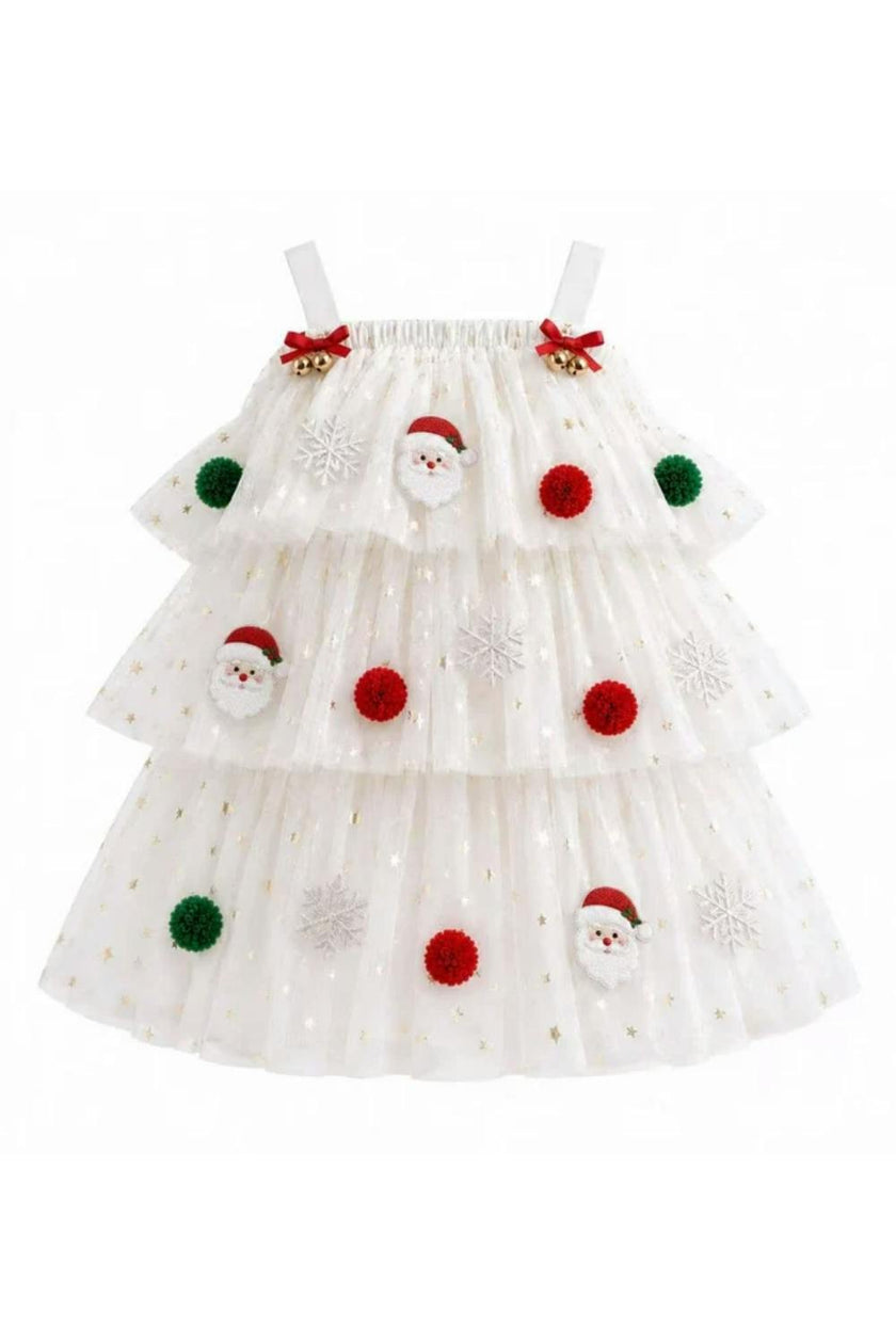 Christmas Starry Tulle Dress