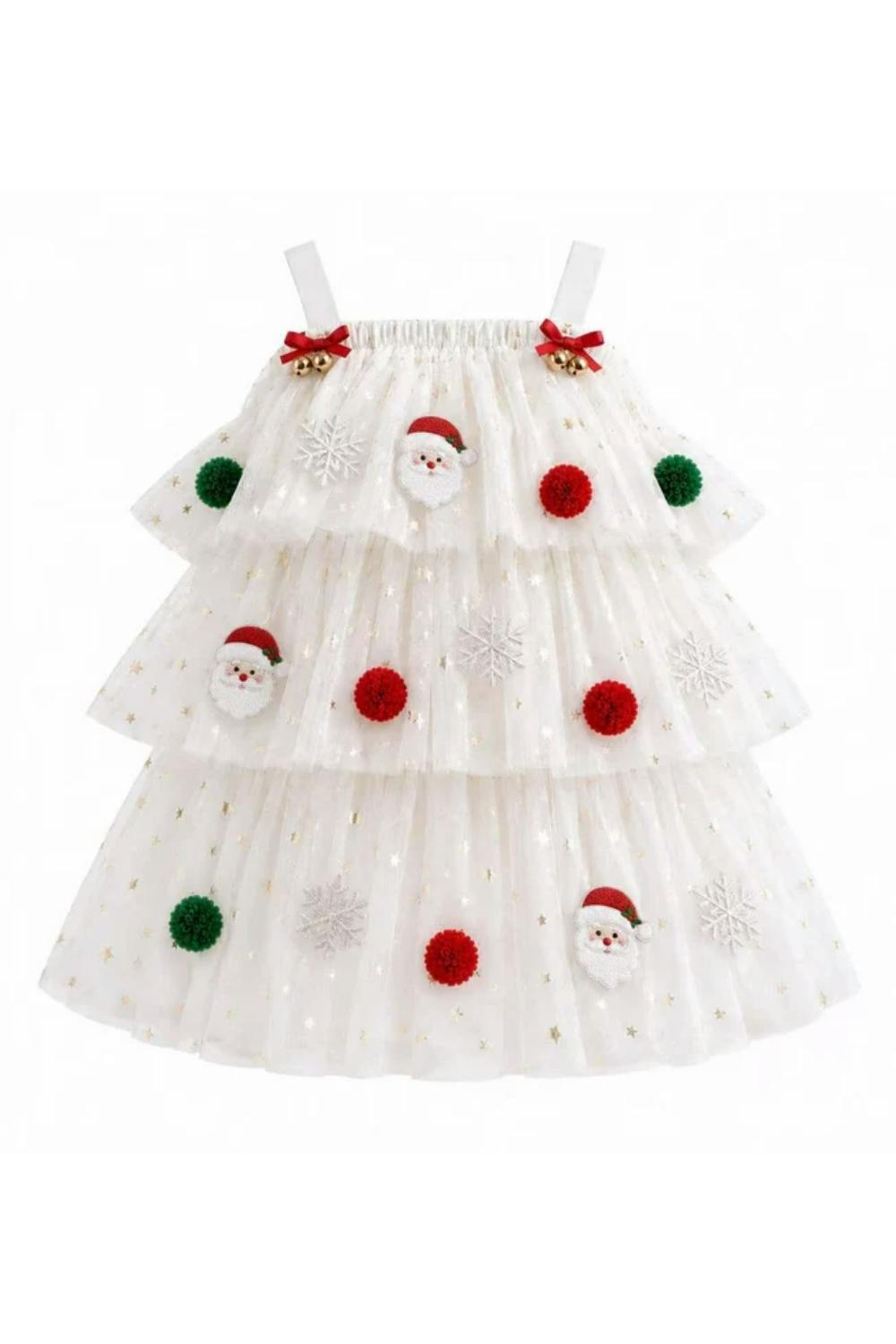 Christmas Starry Tulle Dress