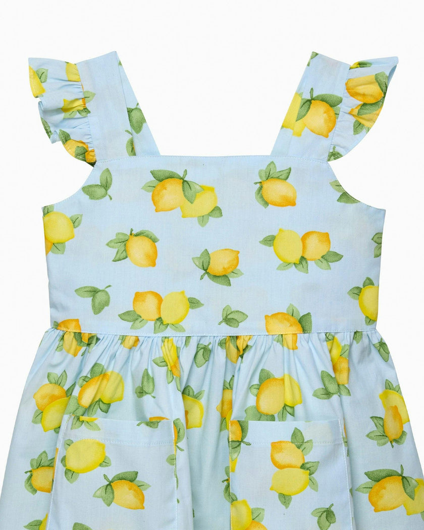 Adelina Summer Dress in Lemon