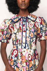 Sophia Dress in Midnight Garden