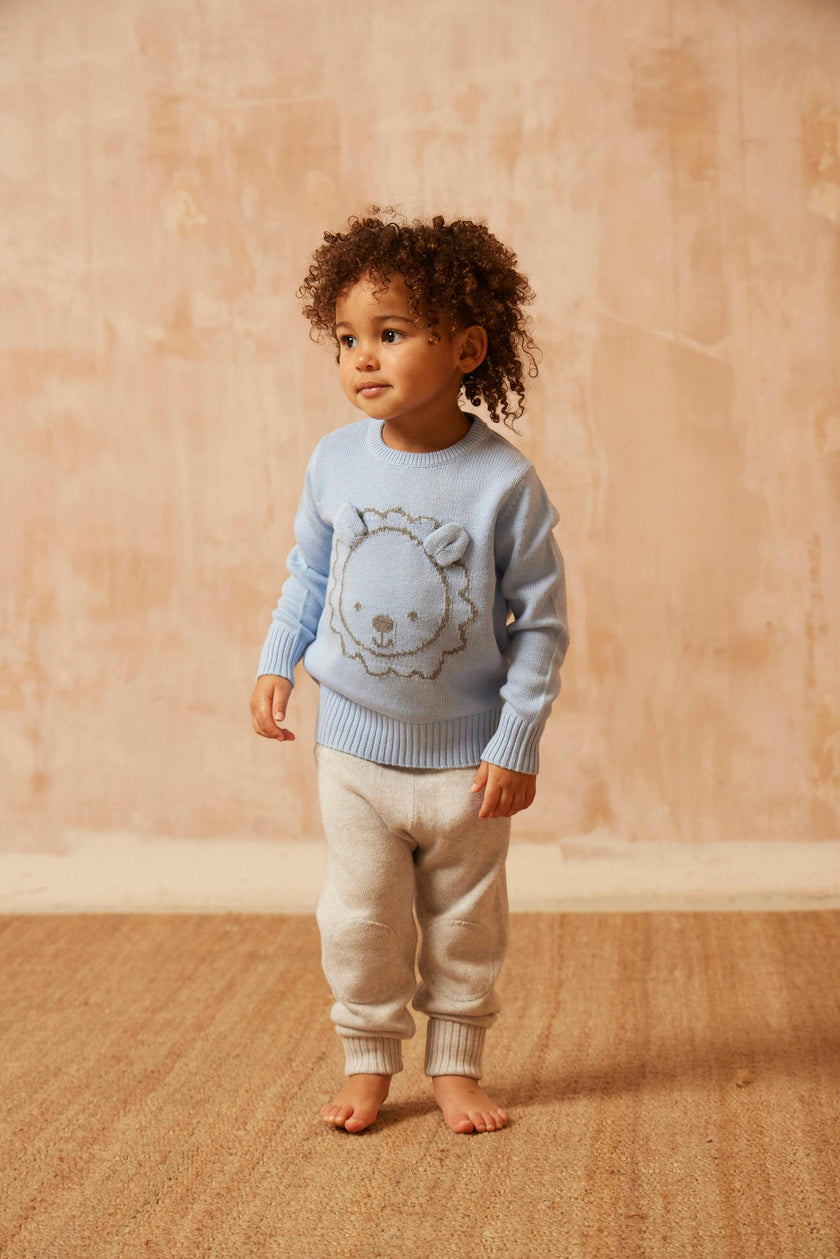 Baby Pants with Knee Pads | Grey