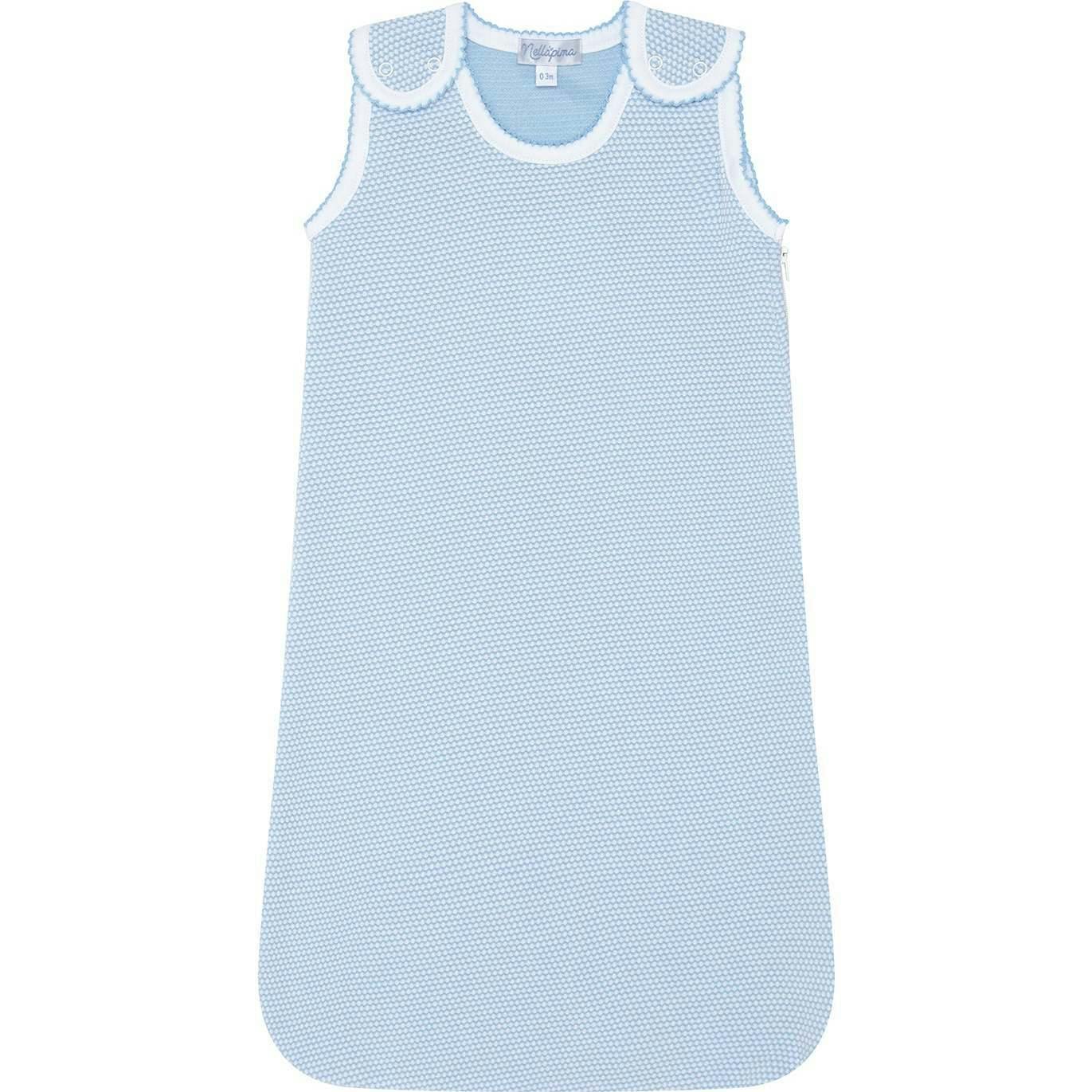 Blue Bubble Zipper Sack