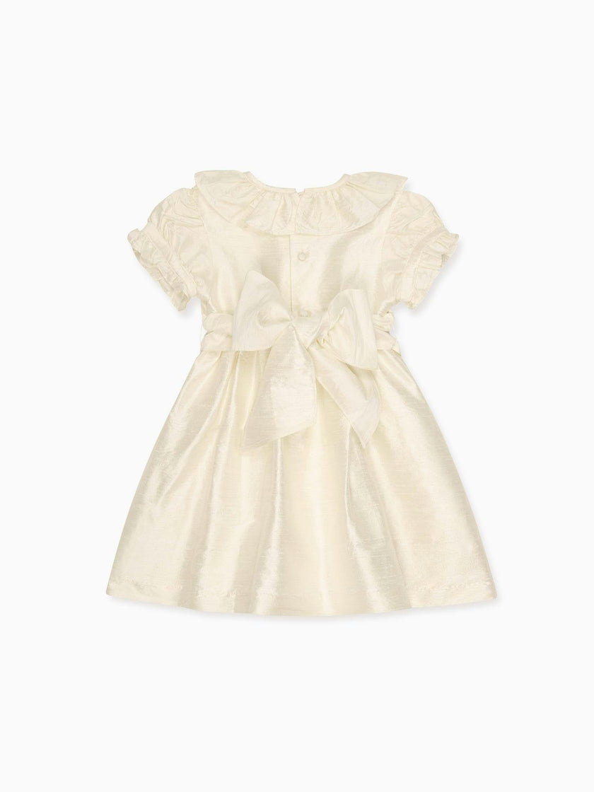 Ivory Azalea Ceremony Silk Girl Dress