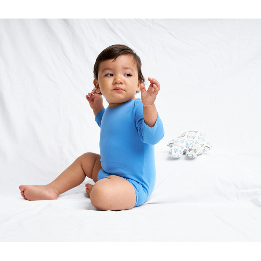 Indigo Long sleeve bodysuit