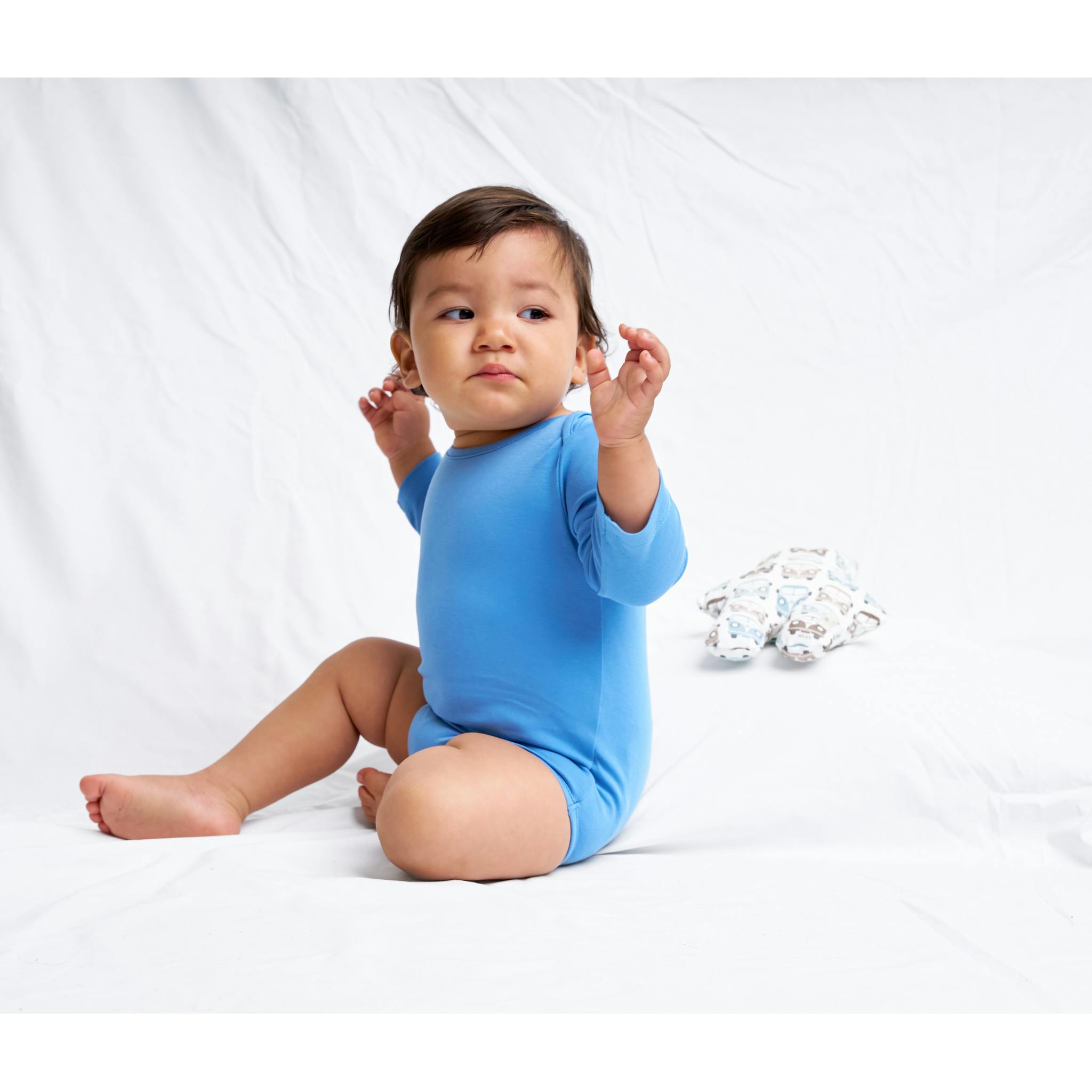 Indigo Long sleeve bodysuit