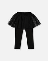 Leggings with Tulle Skirt