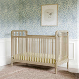 Liberty 3-in-1 Convertible Spindle Crib w/Toddler Bed Conversion Kit in Washed Pine