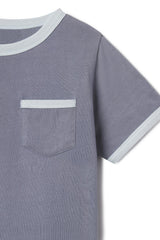 Jacob Ringer Tee in Flint Blue