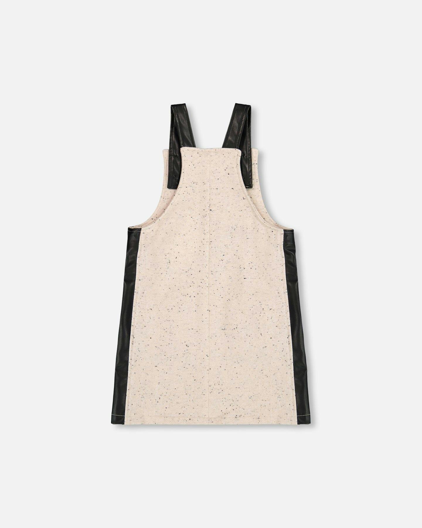 Glittering French Terry Overall Dress