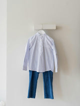 Blue Check Mateo Long Sleeve Boy Shirt