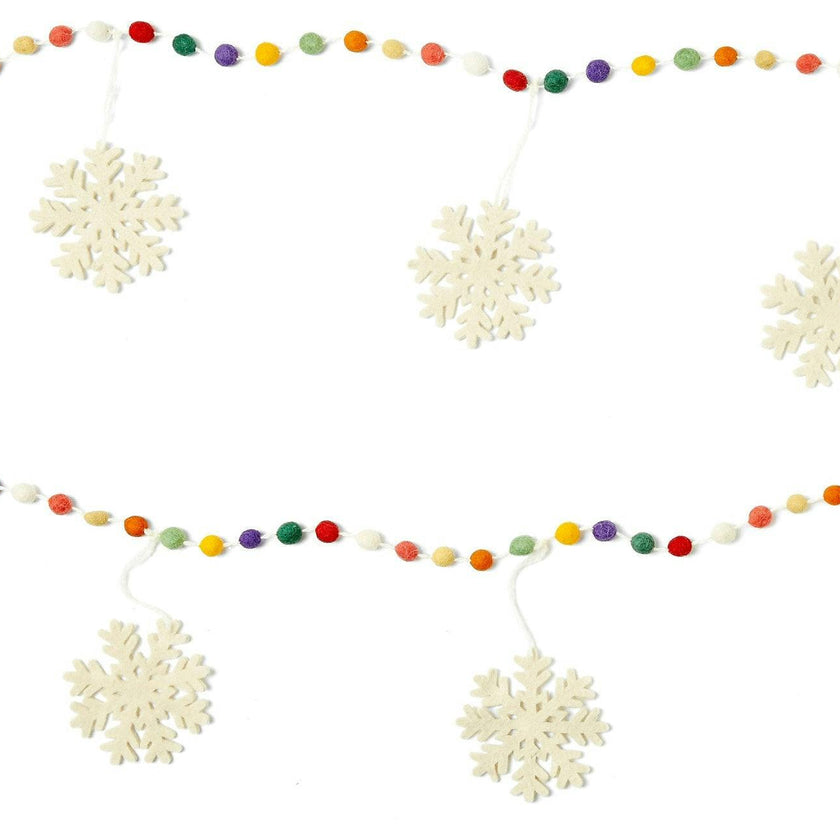 Wool Christmas Garland