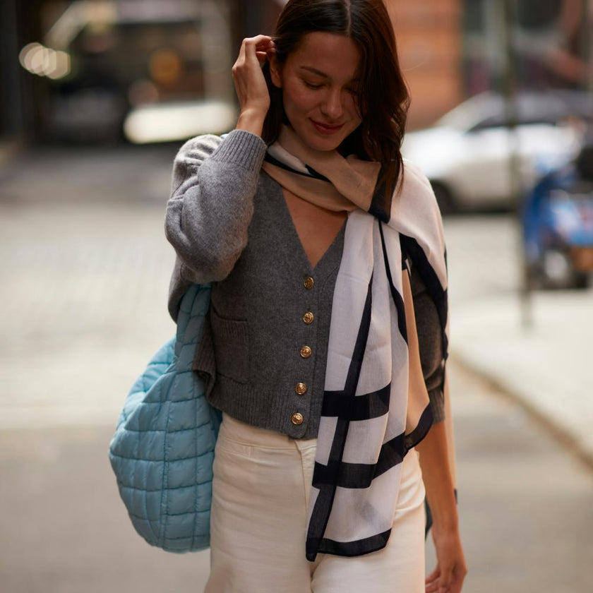 Cloud 9 Puffer Crossbody Bag - Baby Blue