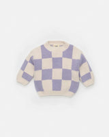 Boxy Sweater • Checkers Fuzzy