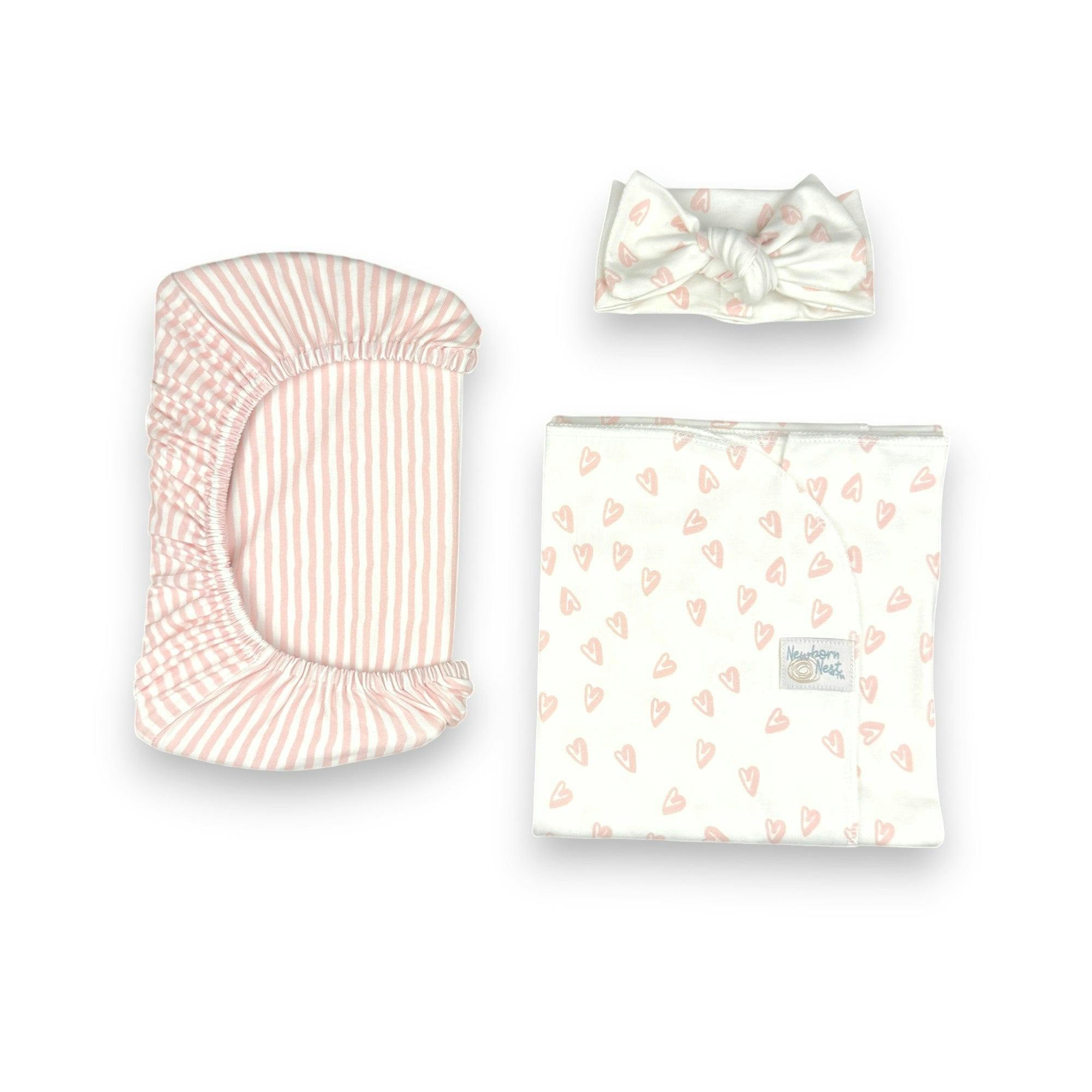 Forever Mine, Blush - Bamboo Newborn Nest