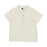 Smocked Floral Boys Shirt