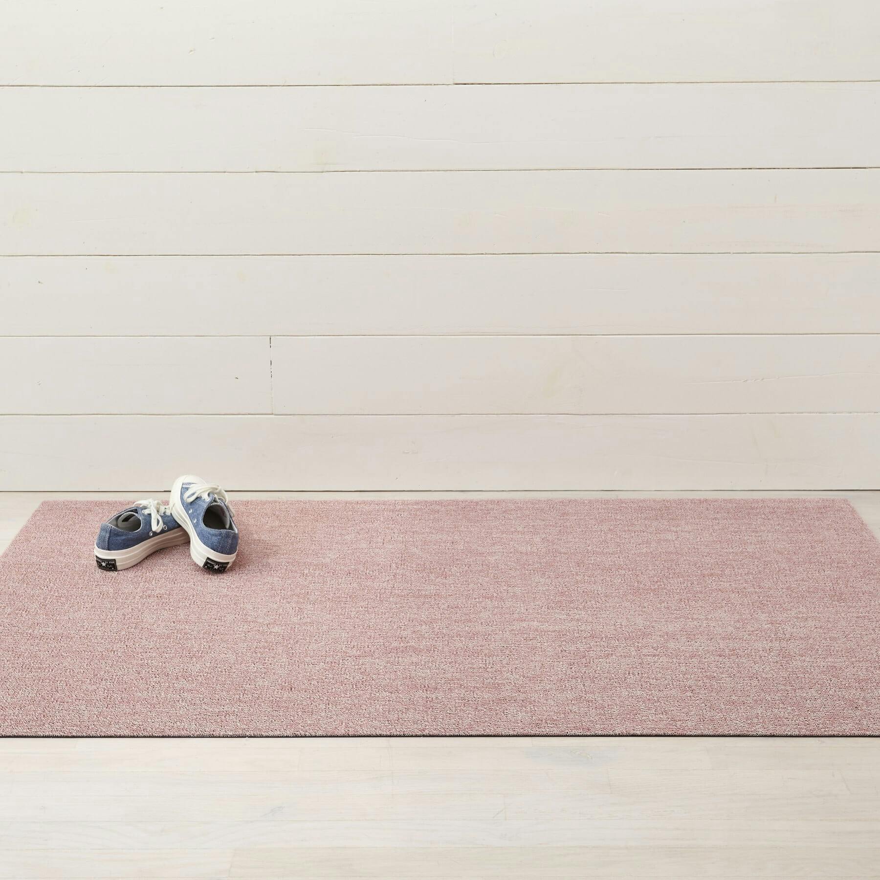 Heathered Shag Floor Mat, Pink