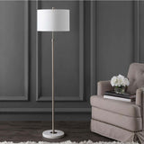 June 65" Adjustable Metal/Marble LED Floor Lamp