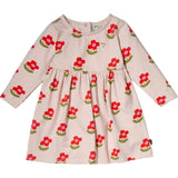 Recycled Jersey Flowers Kid Dress